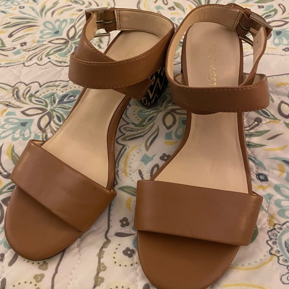Brown, Nine West sandals